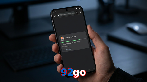 Main screen of 92Go apk page for PK players